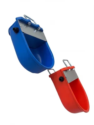 Plastic Animal Drinker With Float Valve and Galvanized Lid